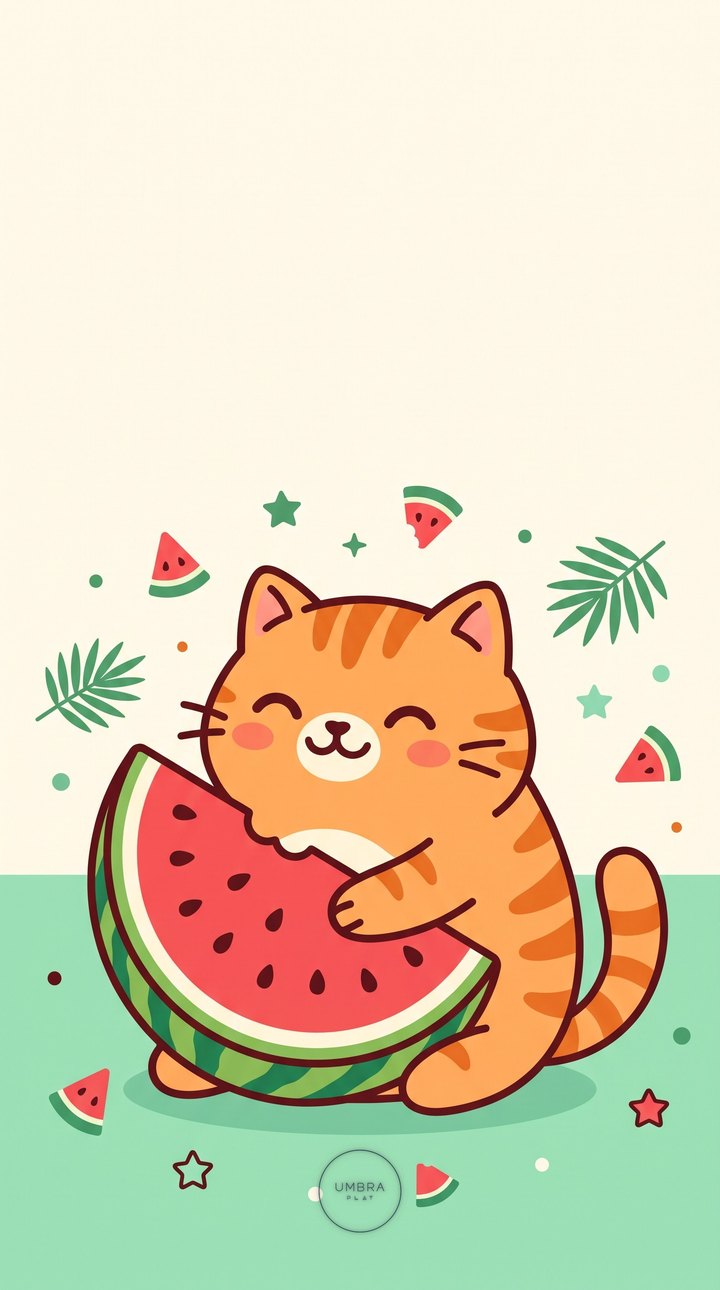 Orange · Kawaii wallpaper